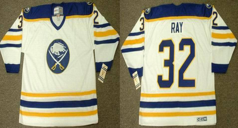 2019 Men Buffalo Sabres 32 Ray white CCM NHL jerseys